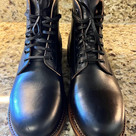 View photo of Oak Street Bootmakers Field Boot in Horween Black Chromexcel