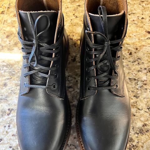 View photo of Oak Street Bootmakers Field Boot in Horween Black Chromexcel