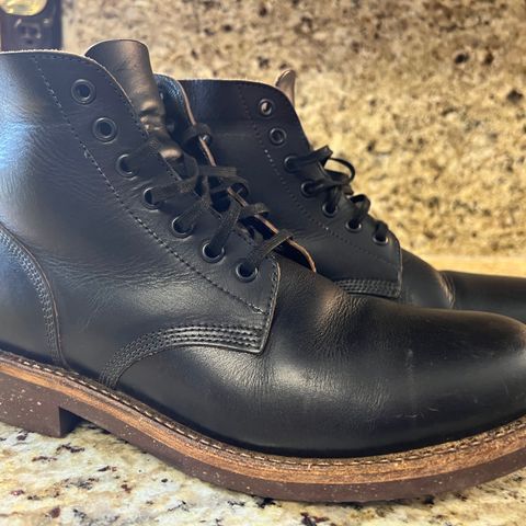 View photo of Oak Street Bootmakers Field Boot in Horween Black Chromexcel