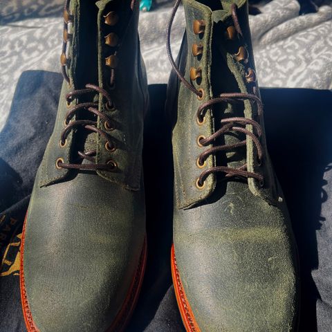 Parkhurst The Allen in C.F. Stead Black Spruce Waxy Commander Suede