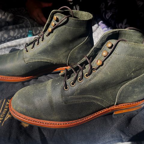 Parkhurst The Allen in C.F. Stead Black Spruce Waxy Commander Suede