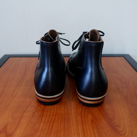 XBXS Land Boots in Horween Black Chromexcel