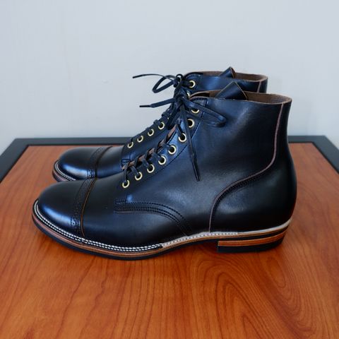 XBXS Land Boots in Horween Black Chromexcel