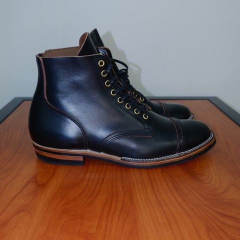 XBXS Land Boots in Horween Black Chromexcel