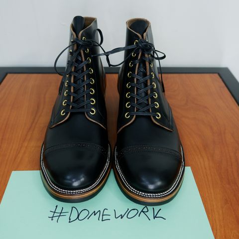 XBXS Land Boots in Horween Black Chromexcel