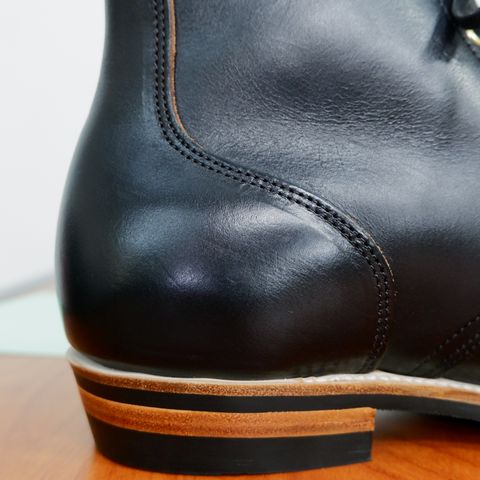 XBXS Land Boots in Horween Black Chromexcel