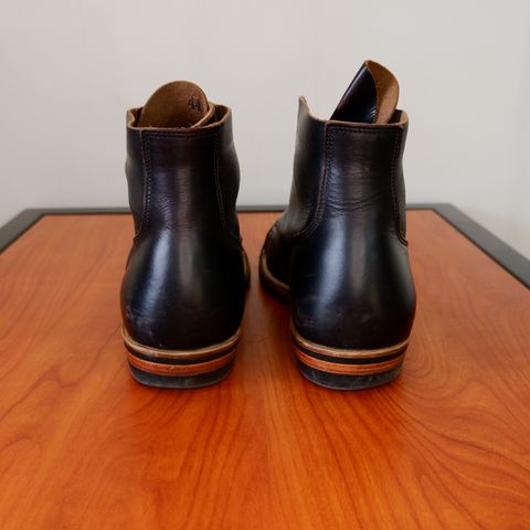 XBXS Land Boots in Horween Black Chromexcel