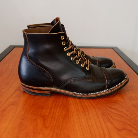 XBXS Land Boots in Horween Black Chromexcel