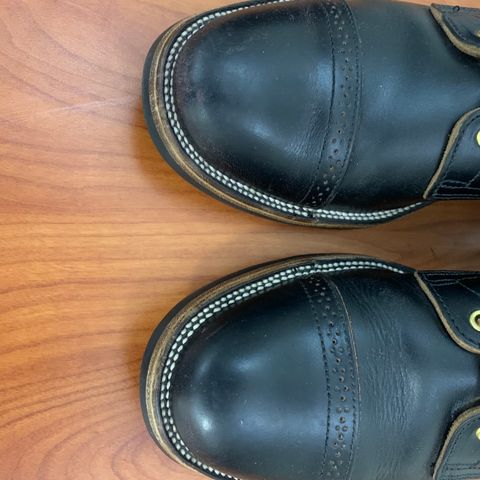 XBXS Land Boots in Horween Black Chromexcel