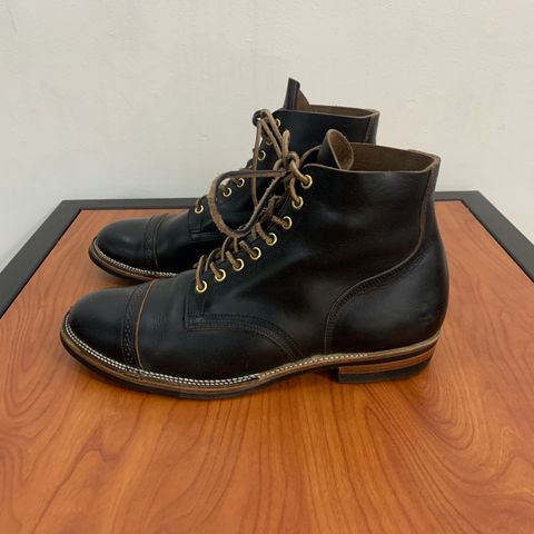 XBXS Land Boots in Horween Black Chromexcel