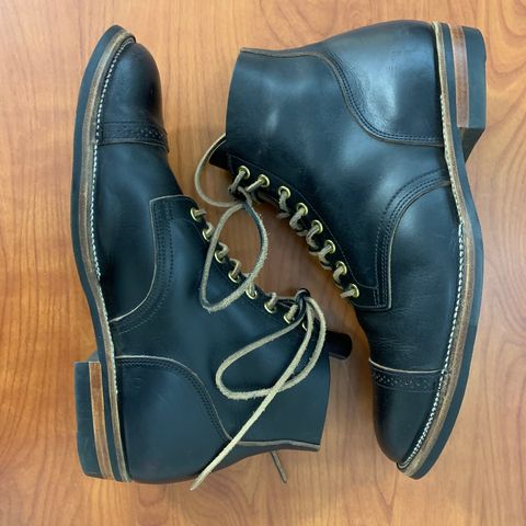 XBXS Land Boots in Horween Black Chromexcel