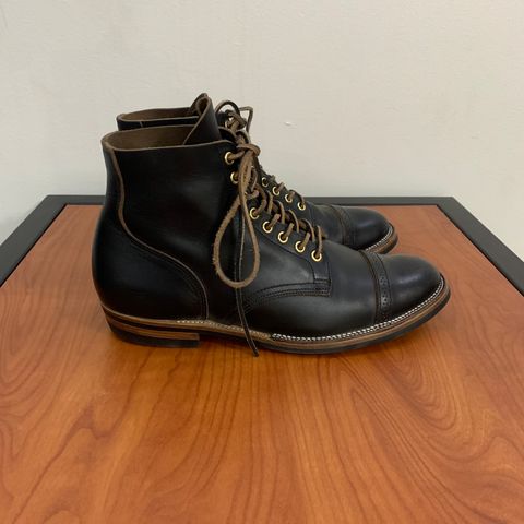 XBXS Land Boots in Horween Black Chromexcel