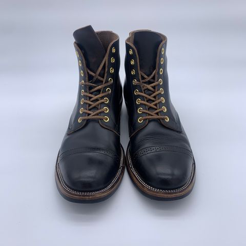 XBXS Land Boots in Horween Black Chromexcel