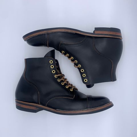 XBXS Land Boots in Horween Black Chromexcel