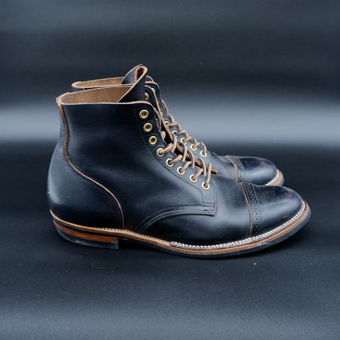 XBXS Land Boots in Horween Black Chromexcel