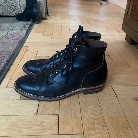 XBXS Land Boots in Horween Black Chromexcel