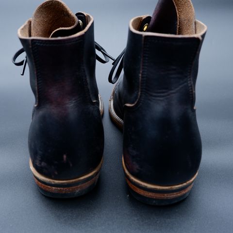 XBXS Land Boots in Horween Black Chromexcel
