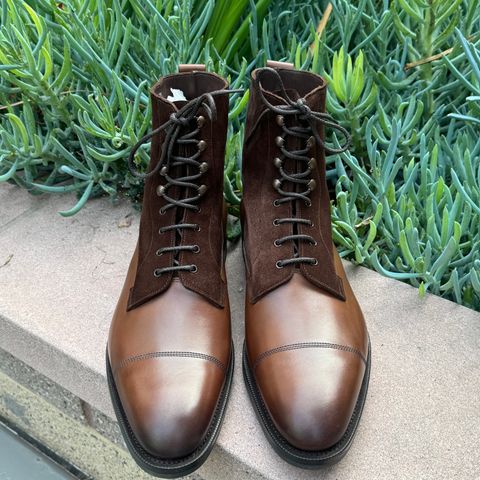 Edward Green Galway in D'Annonay Dark Oak Calf