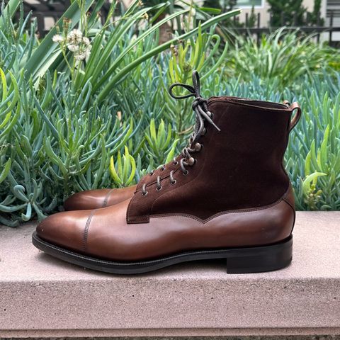 Edward Green Galway in D'Annonay Dark Oak Calf