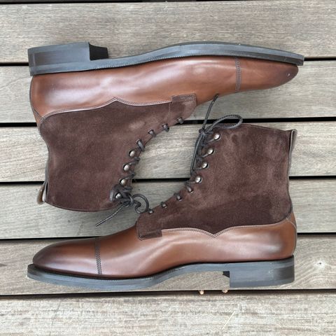 Edward Green Galway in D'Annonay Dark Oak Calf