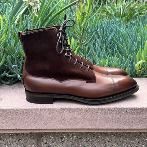 Edward Green Galway in D'Annonay Dark Oak Calf