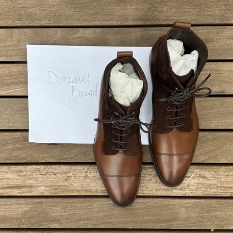 Edward Green Galway in D'Annonay Dark Oak Calf