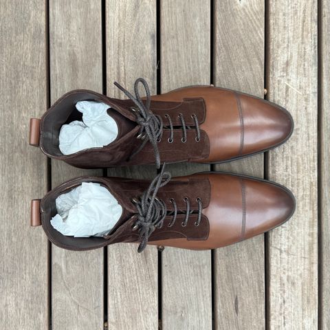 Edward Green Galway in D'Annonay Dark Oak Calf