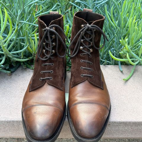 Edward Green Galway in D'Annonay Dark Oak Calf