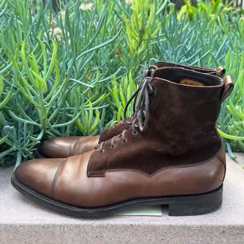 Edward Green Galway in D'Annonay Dark Oak Calf