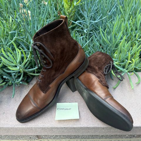 Edward Green Galway in D'Annonay Dark Oak Calf