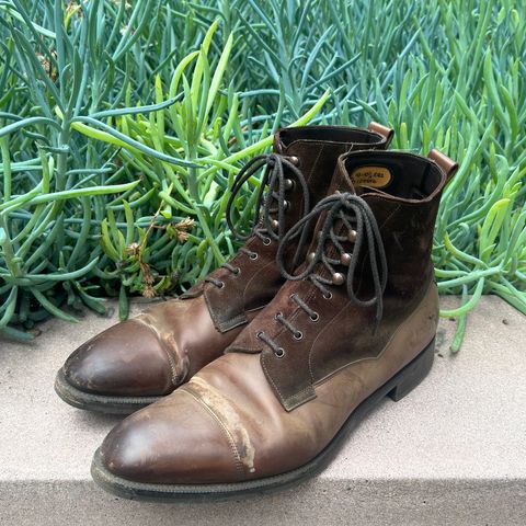 Edward Green Galway in D'Annonay Dark Oak Calf