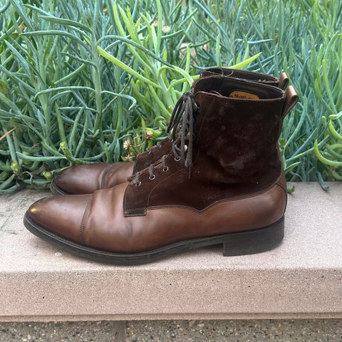 Edward Green Galway in D'Annonay Dark Oak Calf