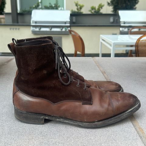 Edward Green Galway in D'Annonay Dark Oak Calf