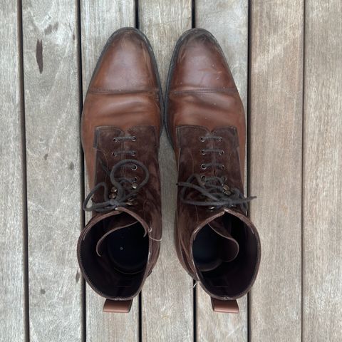 Edward Green Galway in D'Annonay Dark Oak Calf