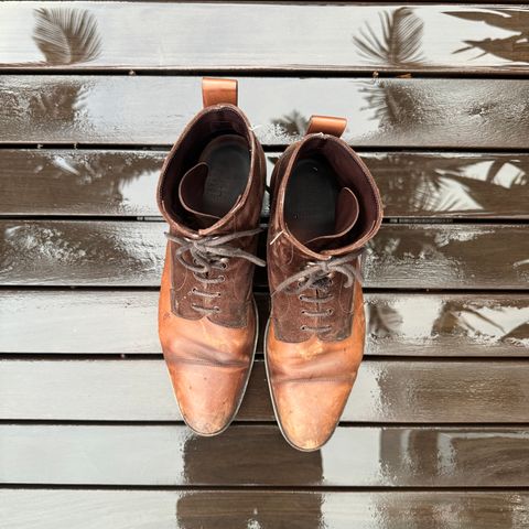Edward Green Galway in D'Annonay Dark Oak Calf