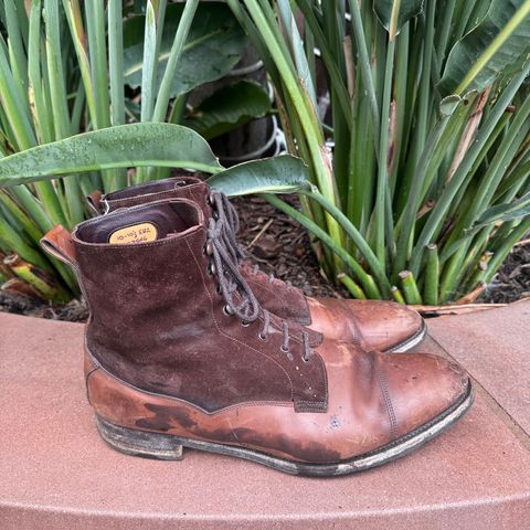 Edward Green Galway in D'Annonay Dark Oak Calf