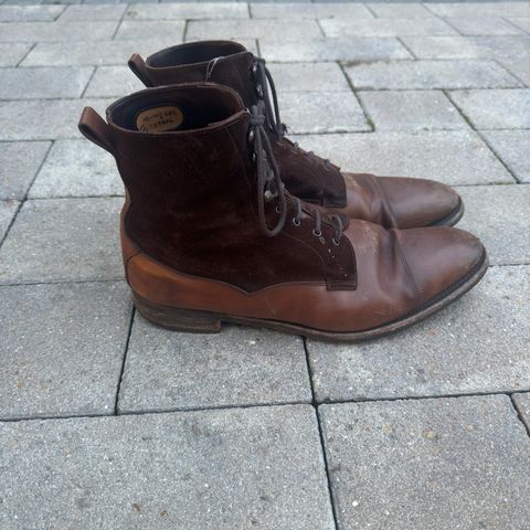 Edward Green Galway in D'Annonay Dark Oak Calf