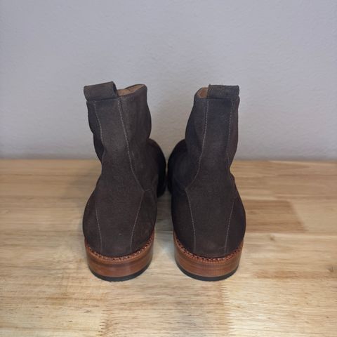 BLKBRD Victor Chukka Boot in C.F. Stead Coffee Repello Calf Suede