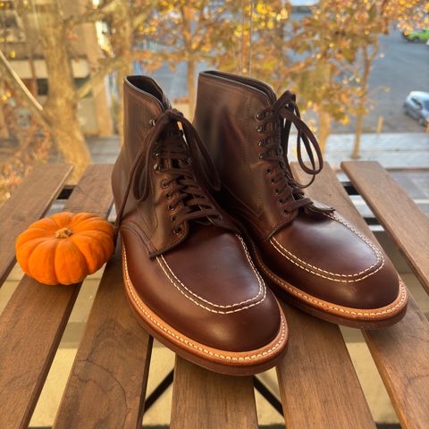 Alden Indy Boot in Brown Analine Pull Up