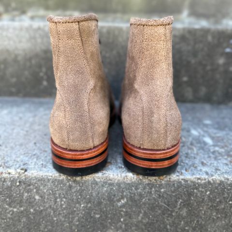 View photo of Jakkrabbits Monkey Boot in Horween Natural Chromexcel Roughout