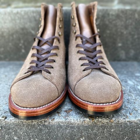 View photo of Jakkrabbits Monkey Boot in Horween Natural Chromexcel Roughout