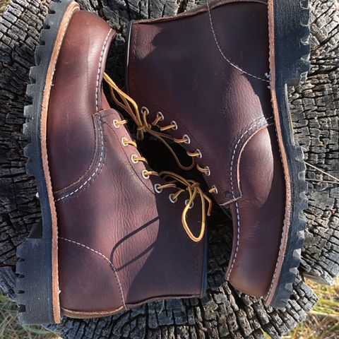 Red Wing Roughneck in S.B. Foot Briar Oil Slick