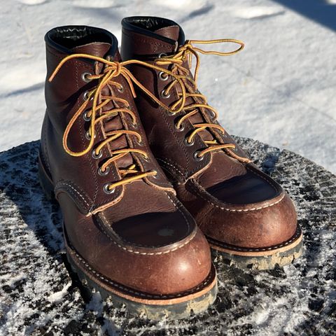 Red Wing Roughneck in S.B. Foot Briar Oil Slick
