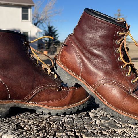 Red Wing Roughneck in S.B. Foot Briar Oil Slick