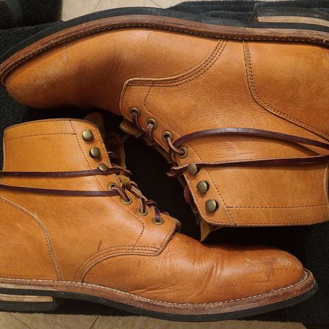 View photo of Grant Stone Diesel Boot in Horween Tan Essex