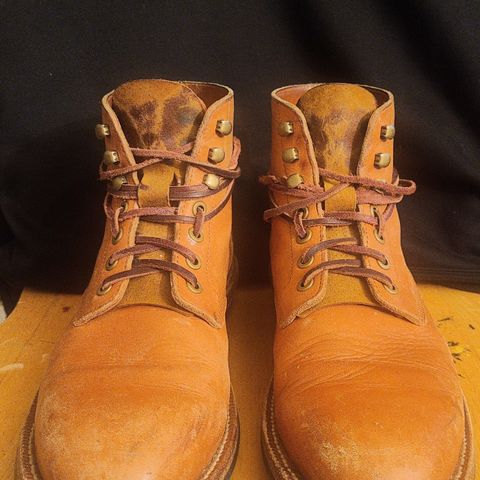 View photo of Grant Stone Diesel Boot in Horween Tan Essex