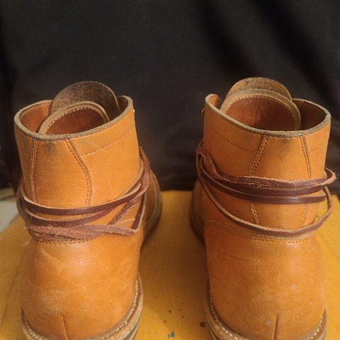 View photo of Grant Stone Diesel Boot in Horween Tan Essex