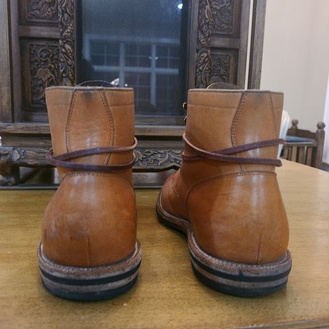 View photo of Grant Stone Diesel Boot in Horween Tan Essex