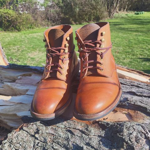 Search result thumbnail of Grant Stone Diesel Boot in Horween Tan Essex