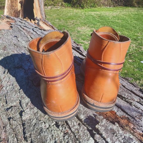 View photo of Grant Stone Diesel Boot in Horween Tan Essex